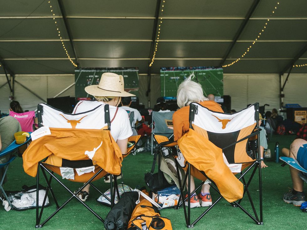 Longhorns fans at Austin City Limits Festival