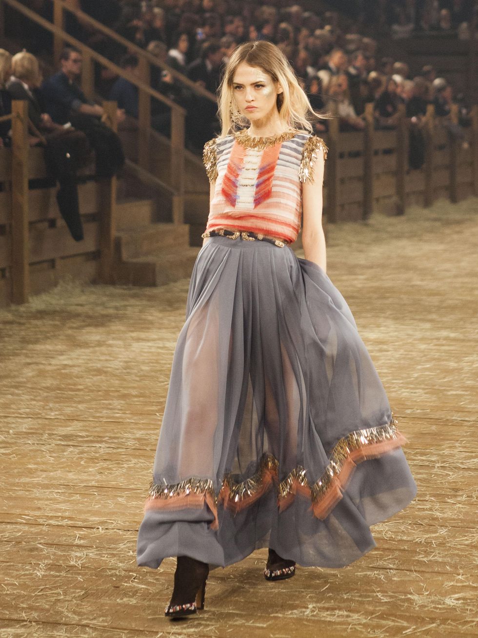 Look from Chanel Metiers d'Art in Dallas
