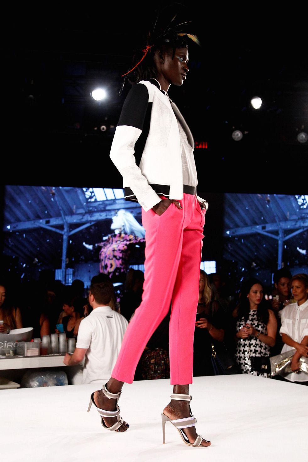 Look from LAMB spring 2015 collection