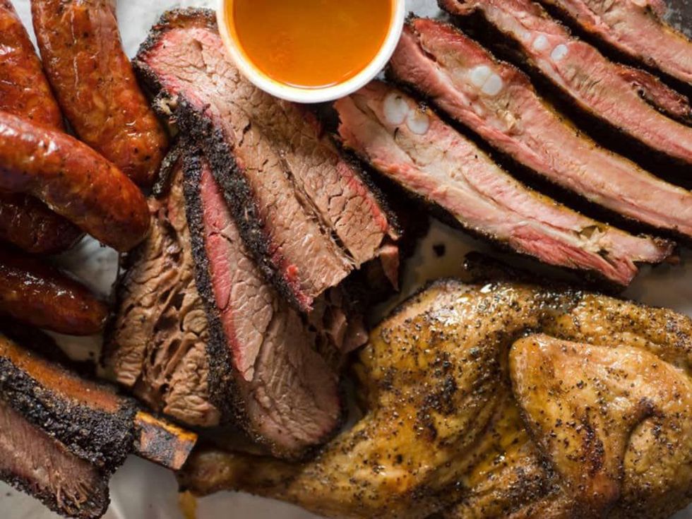 Louie Mueller Barbecue sausage ribs chicken brisket