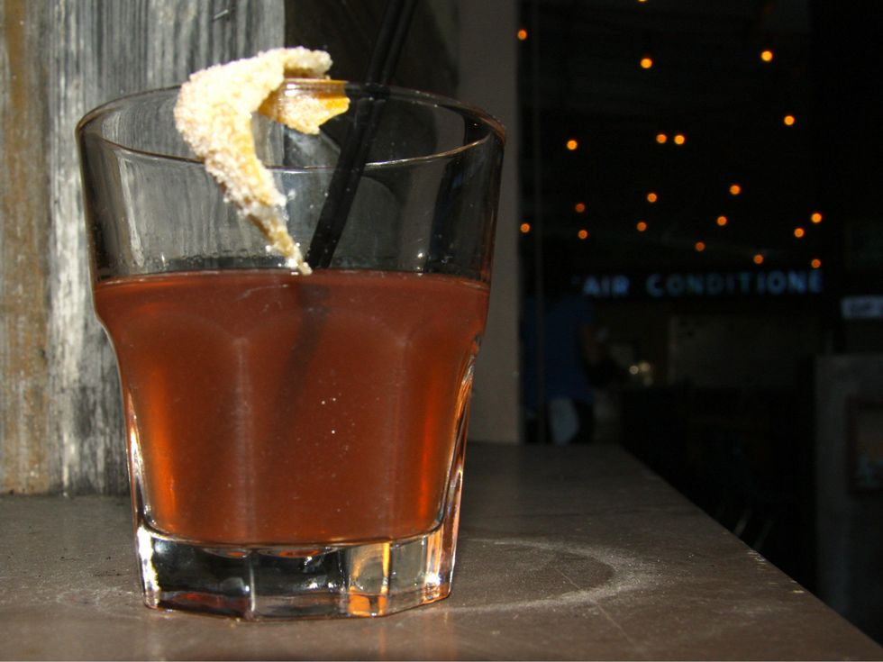 Lucy's Chick Gone aRye cocktail Austin