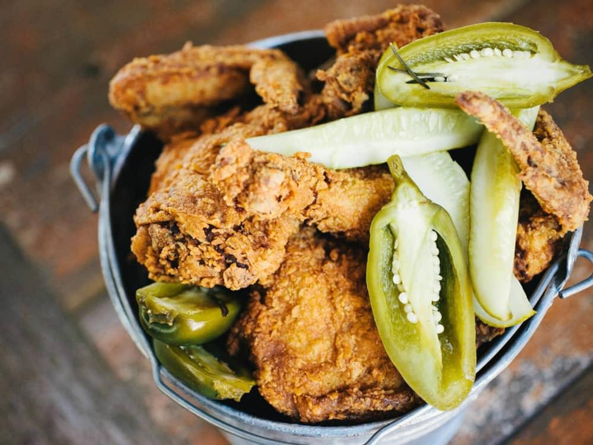 Lucy's Fried Chicken bucket