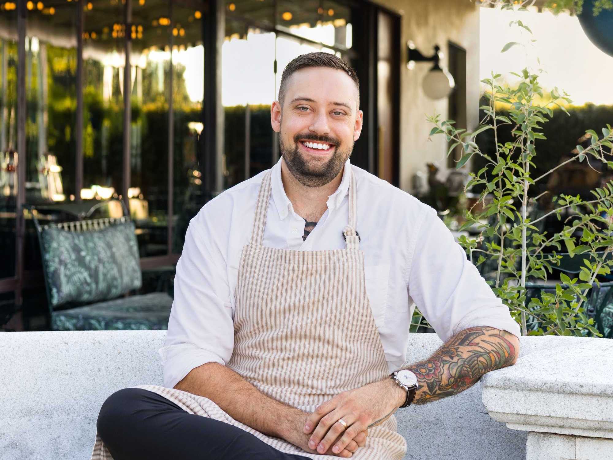 Lutie's Garden Restaurant's new executive chef Jakob Czyszczon