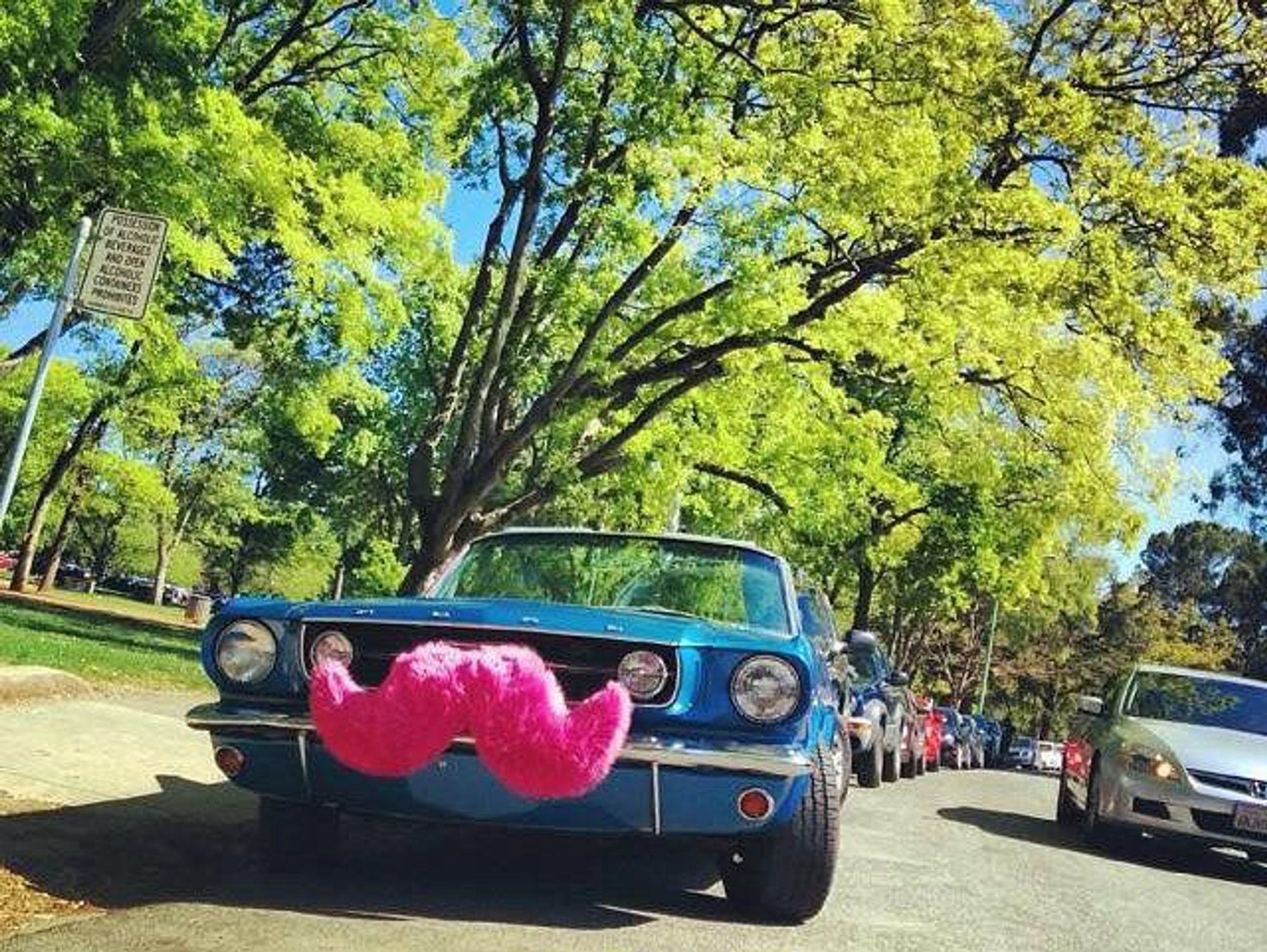 Lyft car mustang