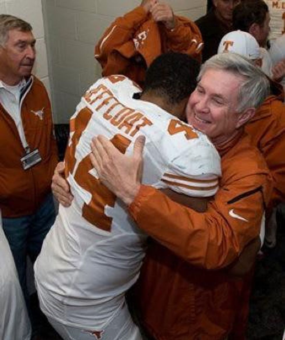 Mack Brown Jackson Jeffcoat West Virginia game
