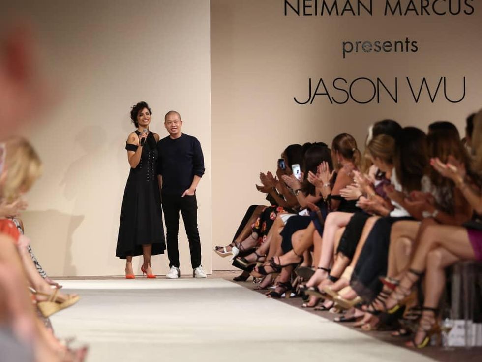 Mack, Jack & McConaughey 2017 Jason Wu fashion show Camila Alves