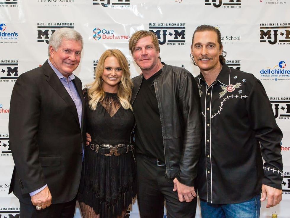 Mack, Jack & McConaughey 2017 Mack Brown Miranda Lambert Jack Ingram Matthew McConaughey