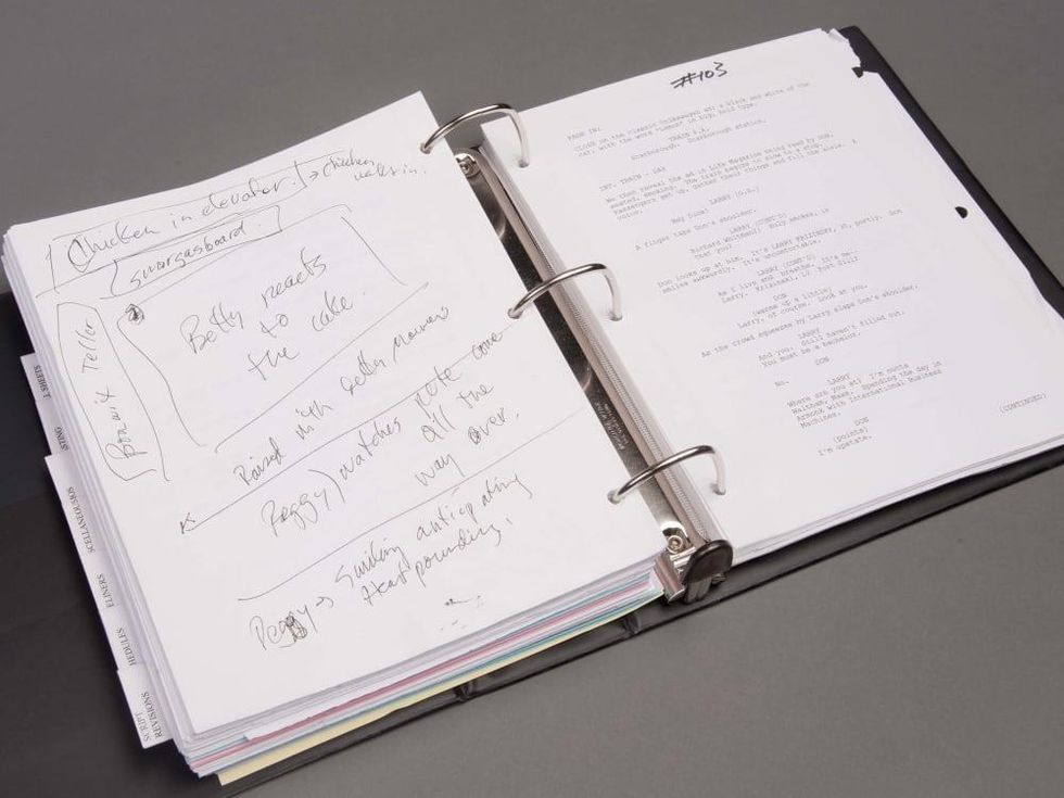 Mad Men archive Harry Ransom Center Matthew Weiner script The Marriage of Figaro