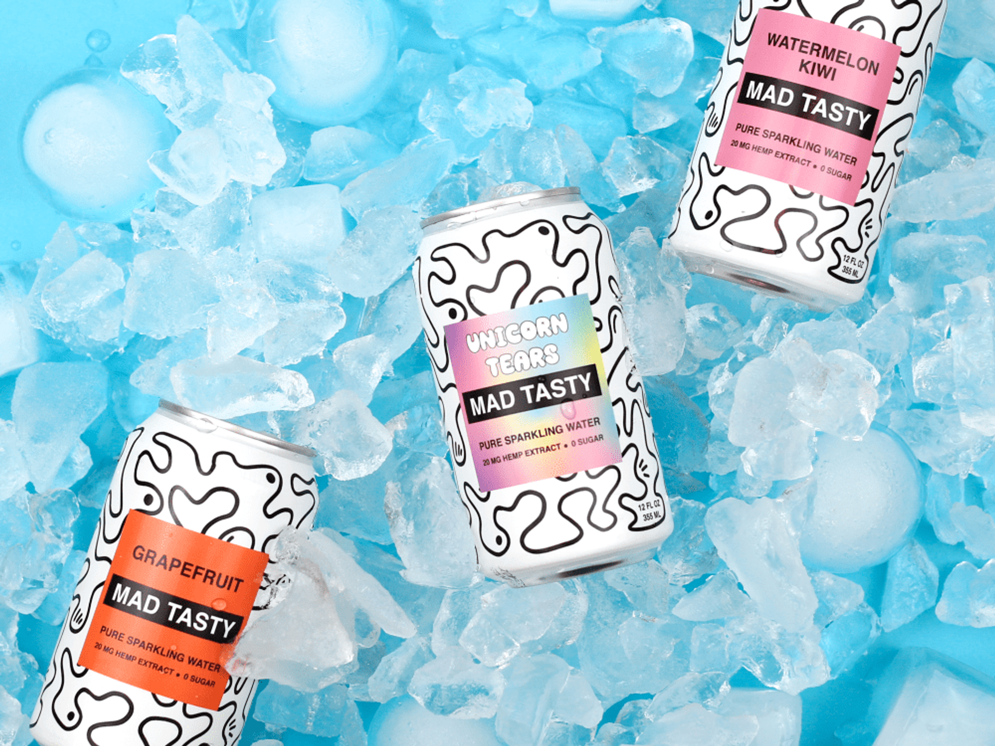 Mad Tasty seltzer cans