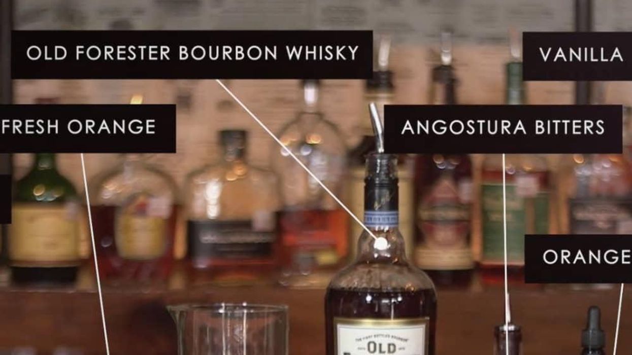 Madison Old Fashioned cocktail ingredients