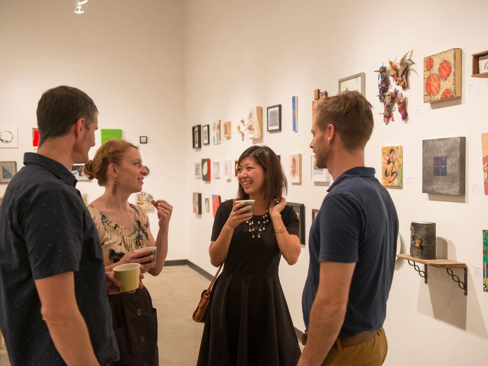 Make Eat Drink in Austin Pre Dinner Gallery Recpetion