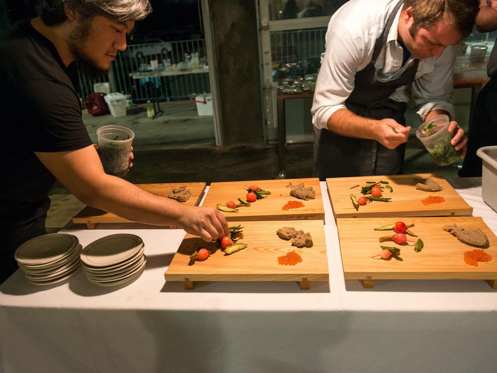 Make Eat Drink in Austin Shion Aikawa Michael Fojtasek Plating
