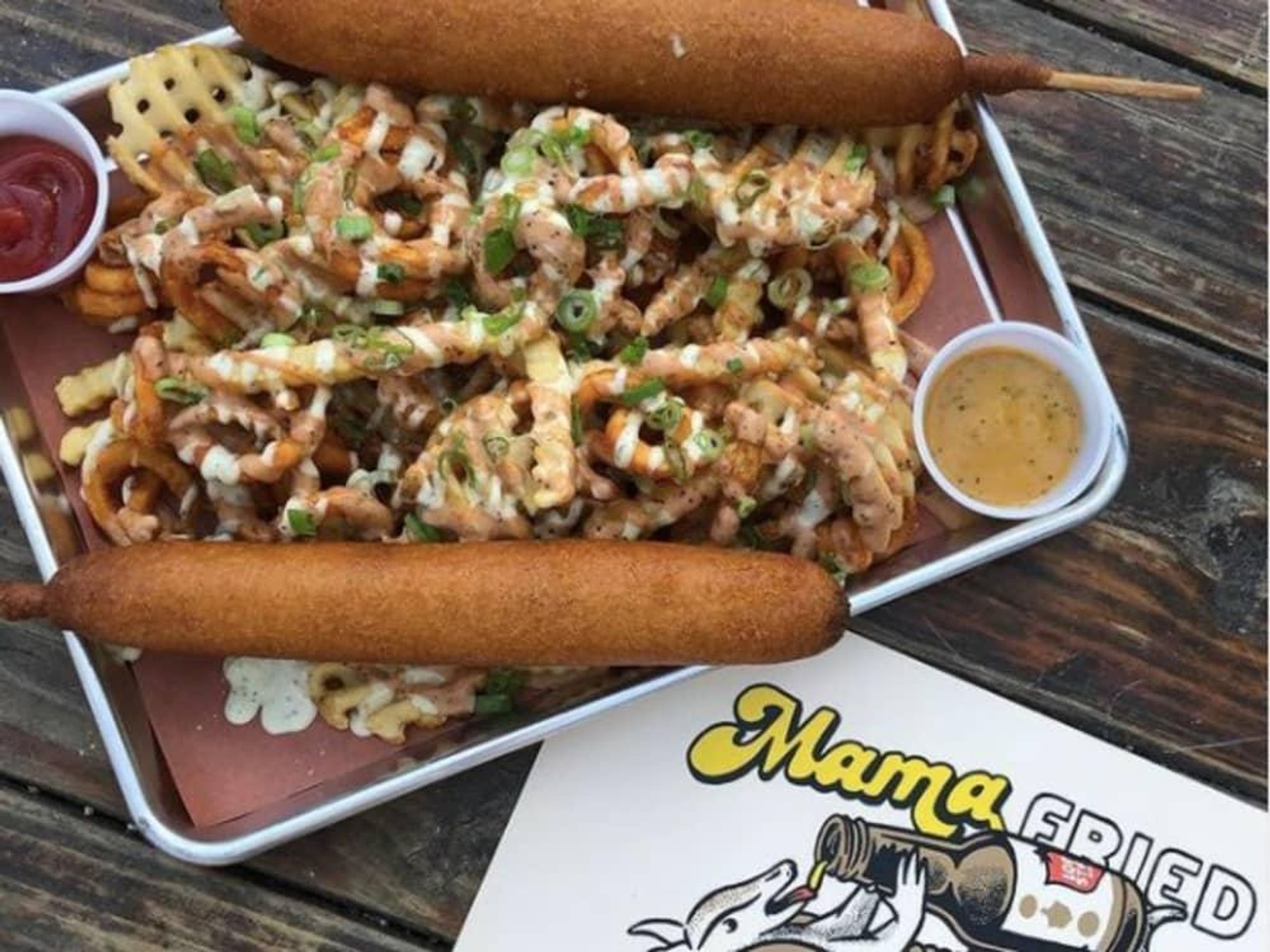 Mama Fried french fry food truck in Austin