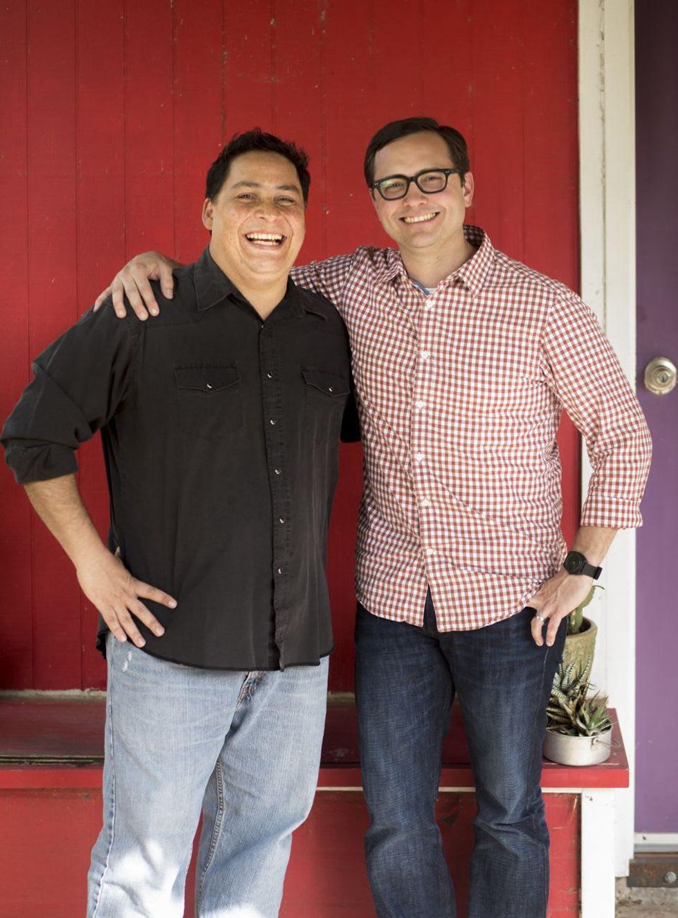 Mando Rayo (left) and Jarod Neece.