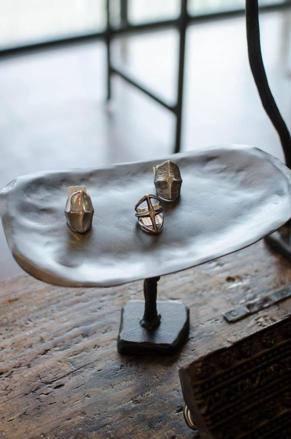 Margot Wolf Jewelry on display at By George