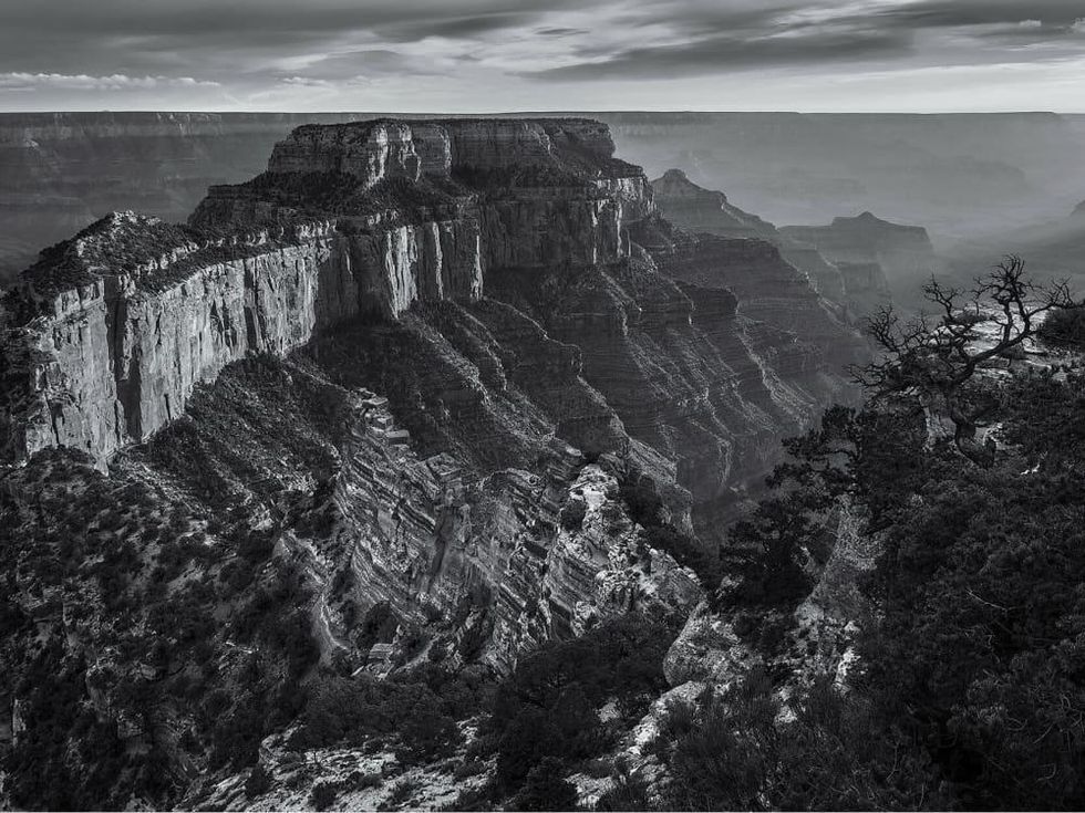 Mark Burns photo of Woton's Throne at north rim of Grand Canyon