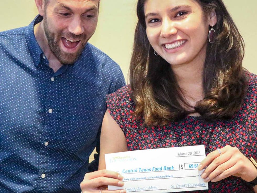 Mark Jackson and Felicia Pena of Central Texas Food Bank
