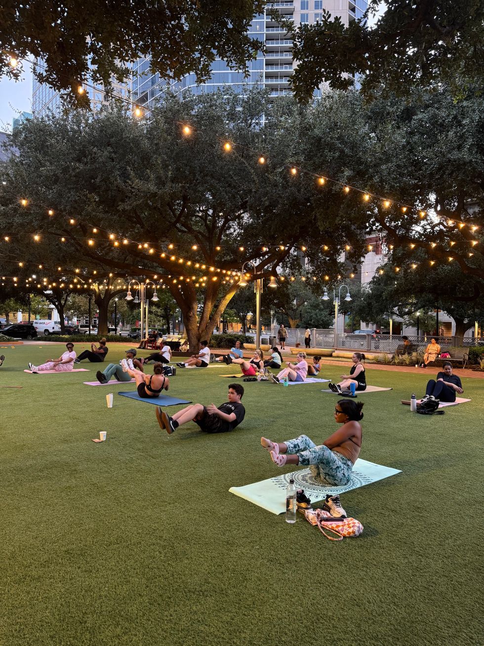 Market Square Park Houston fitness classes