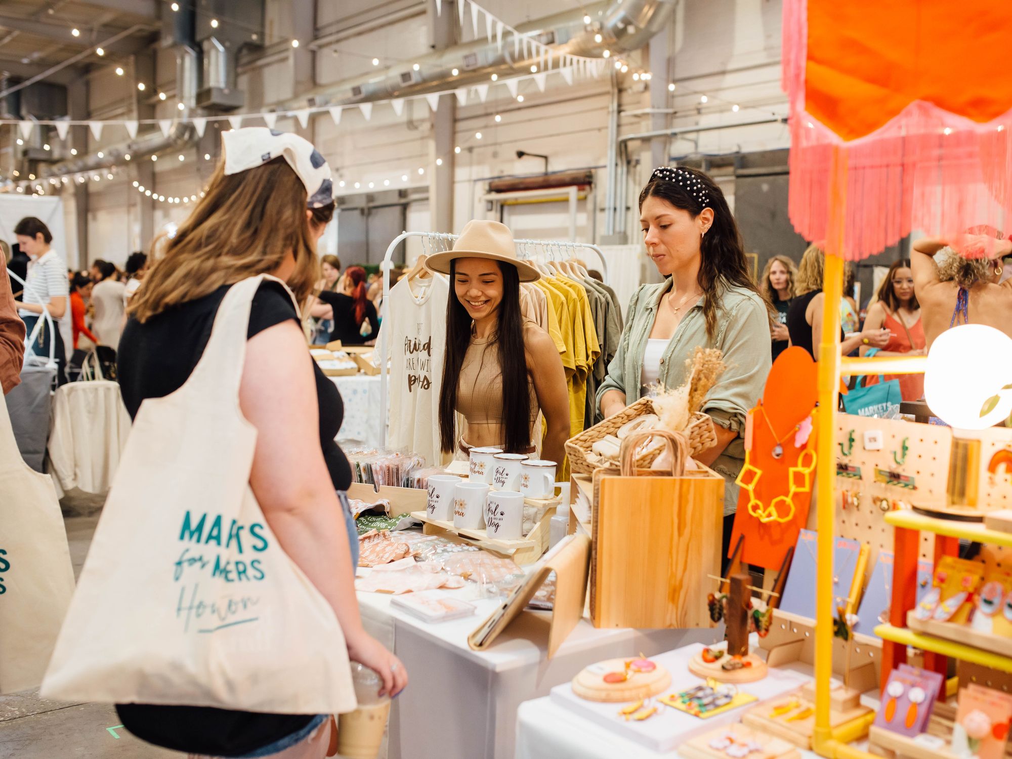 Markets for Makers booth