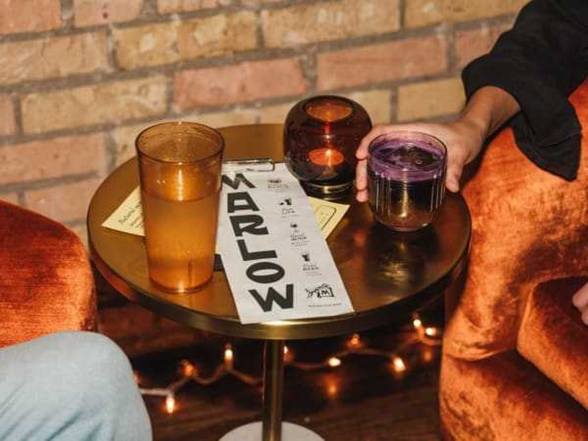 Marlow drinks and menu