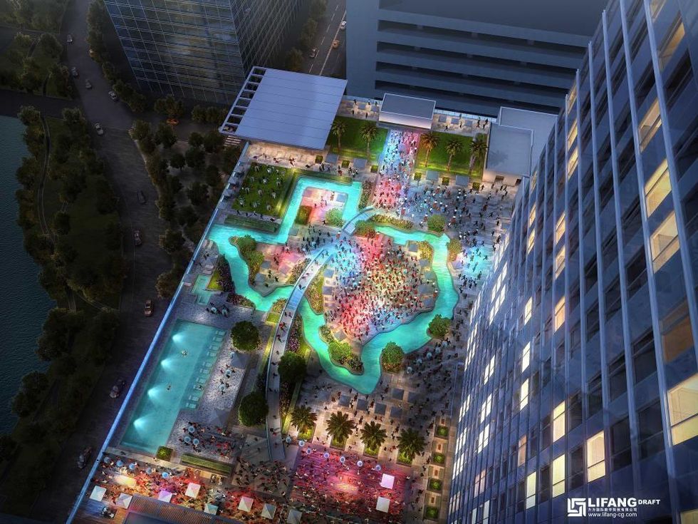 Marriott Marquis pool