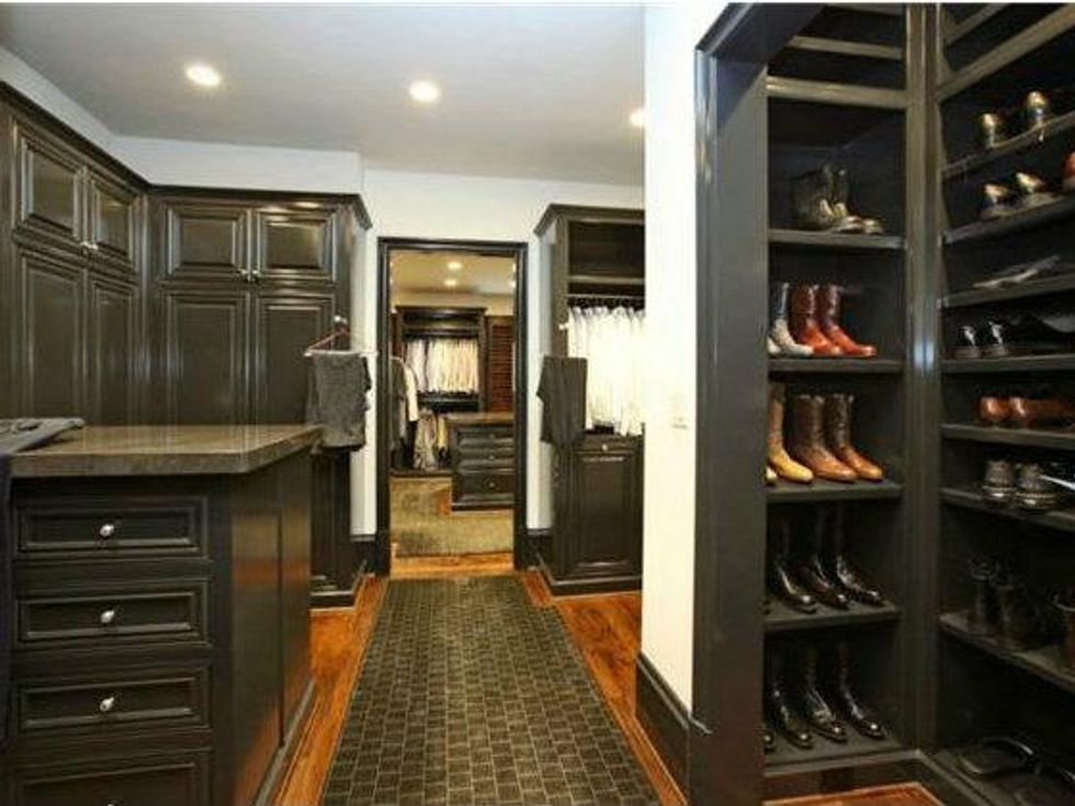 Master closet at 3801 Normandy Ave. in Dallas