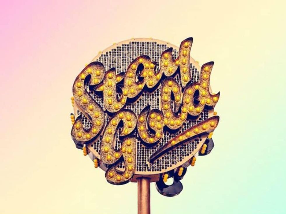 Matt Crump Austin photographer Candy Minimal Stay Gold sign