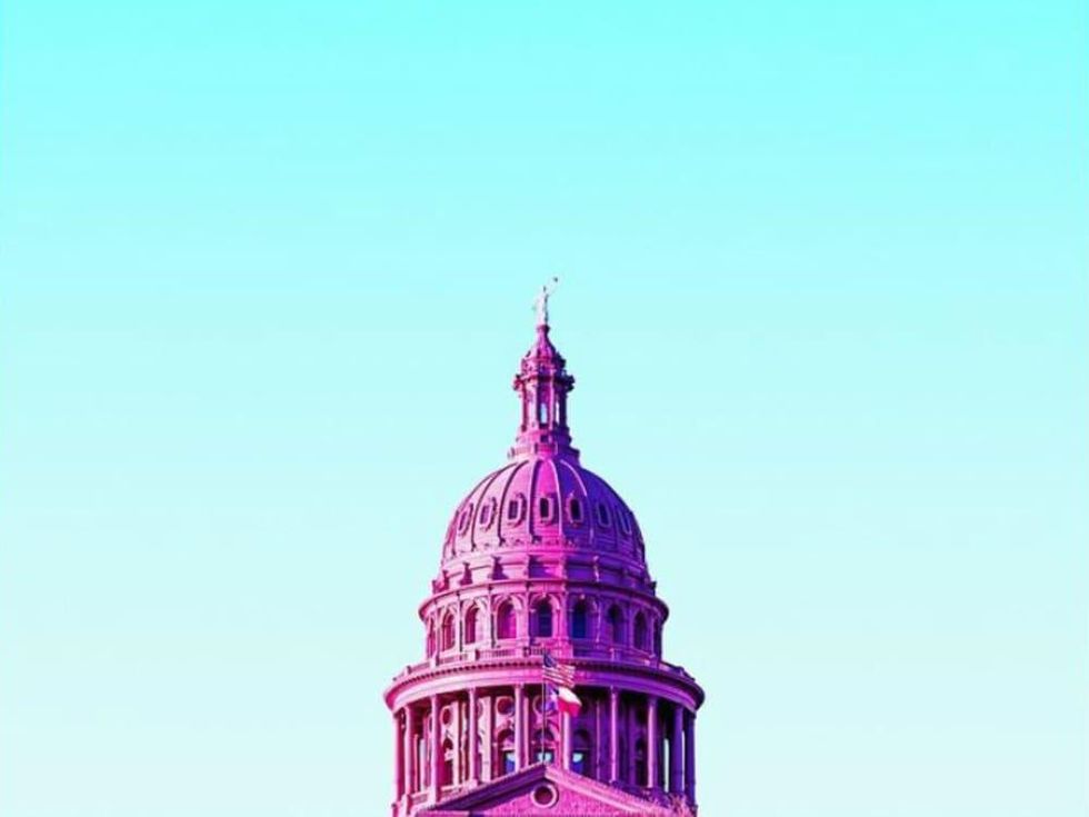 Matt Crump Austin photographer Candy Minimal Texas State Capitol building