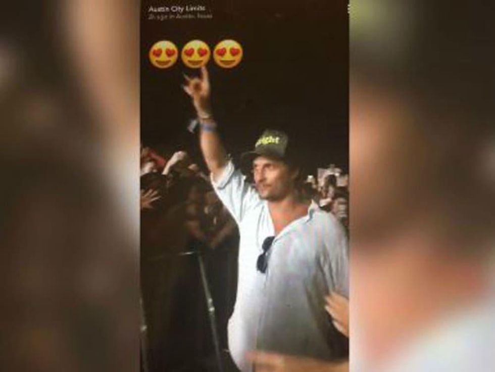 Matthew McConaughey ACL Fest