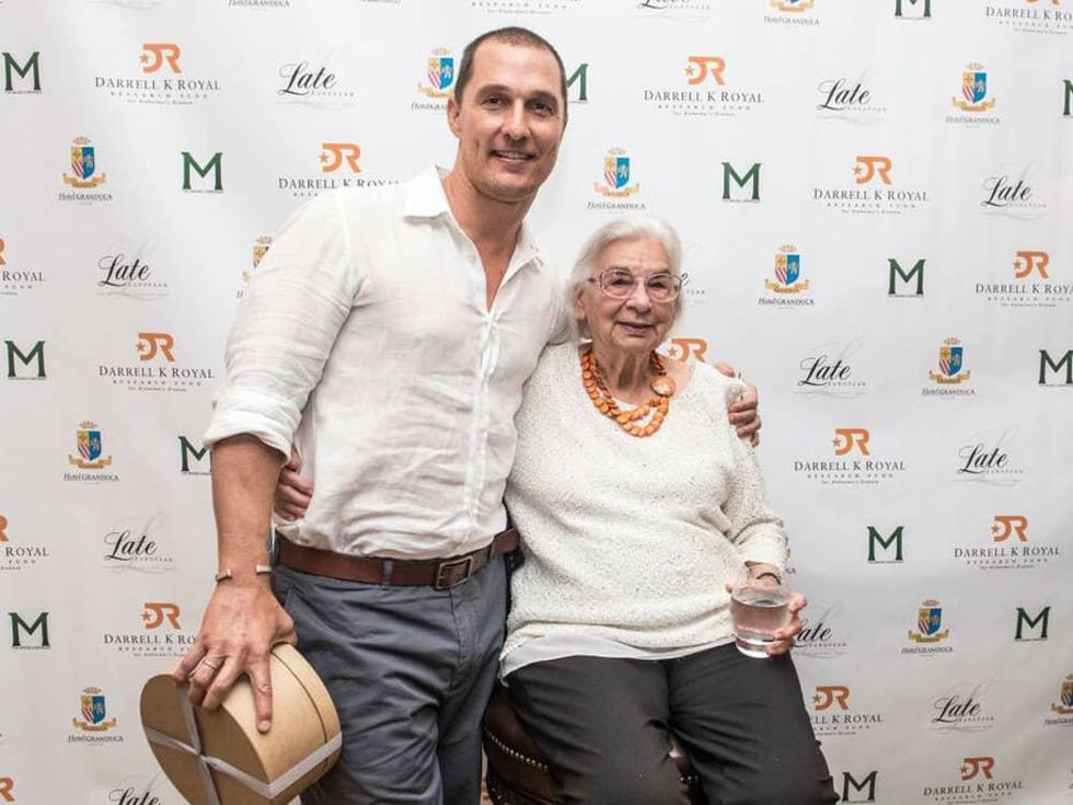 Matthew McConaughey Edith Royal 90th birthday