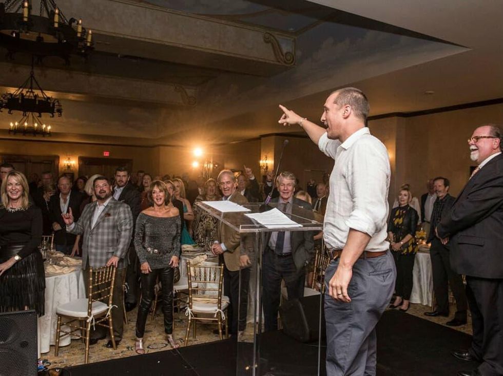 Matthew McConaughey Edith Royal's 90th birthday