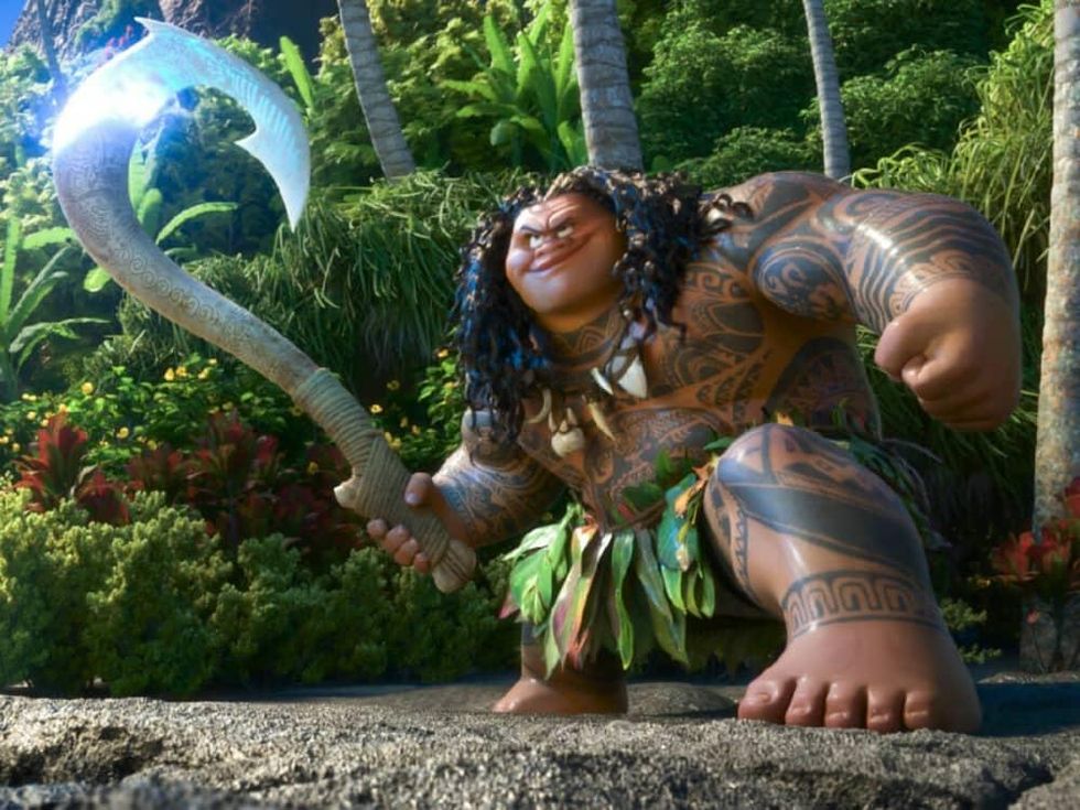 Maui (Dwayne Johnson) in Moana