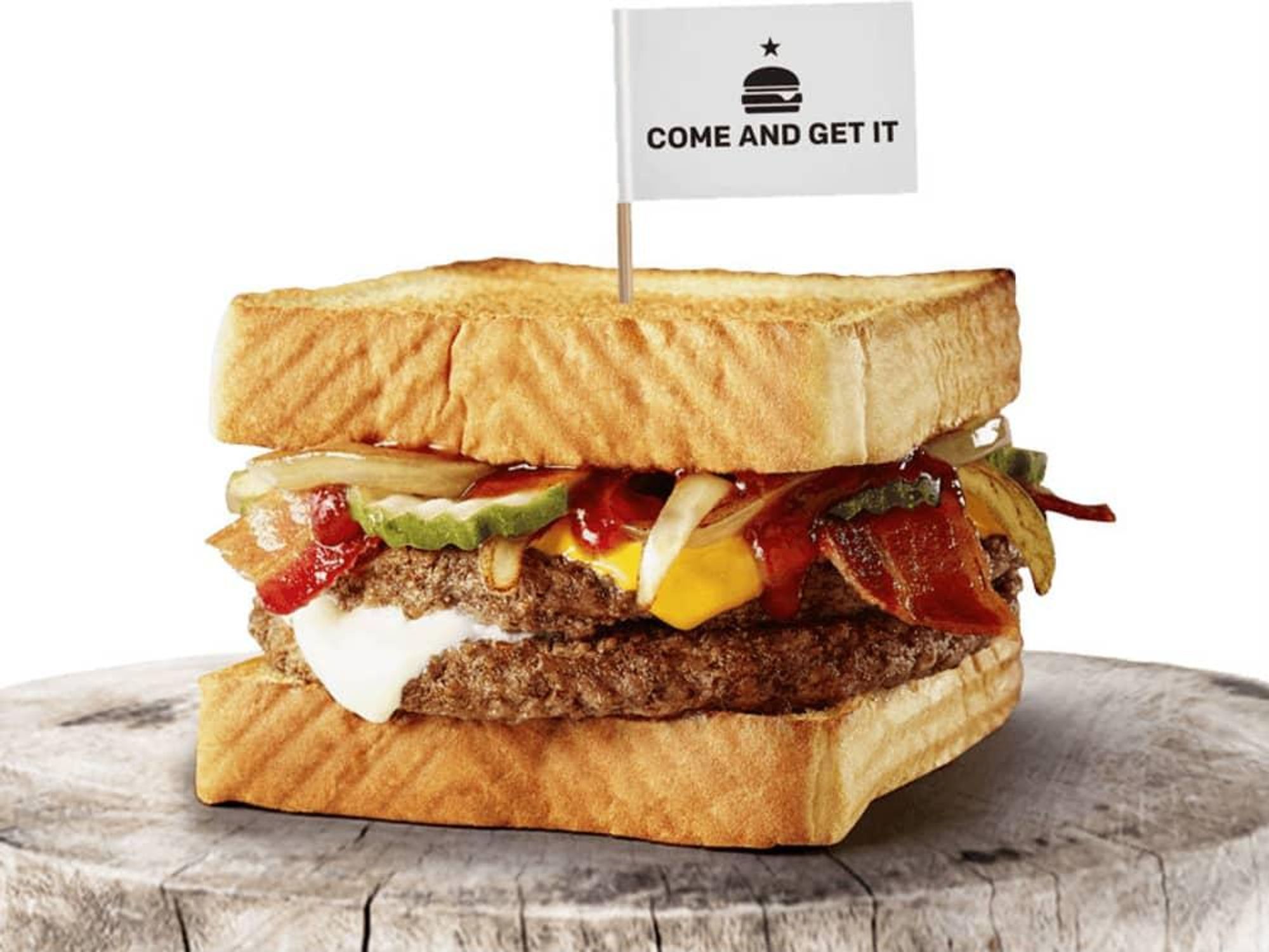 McDonald's Lone Star Stack burger