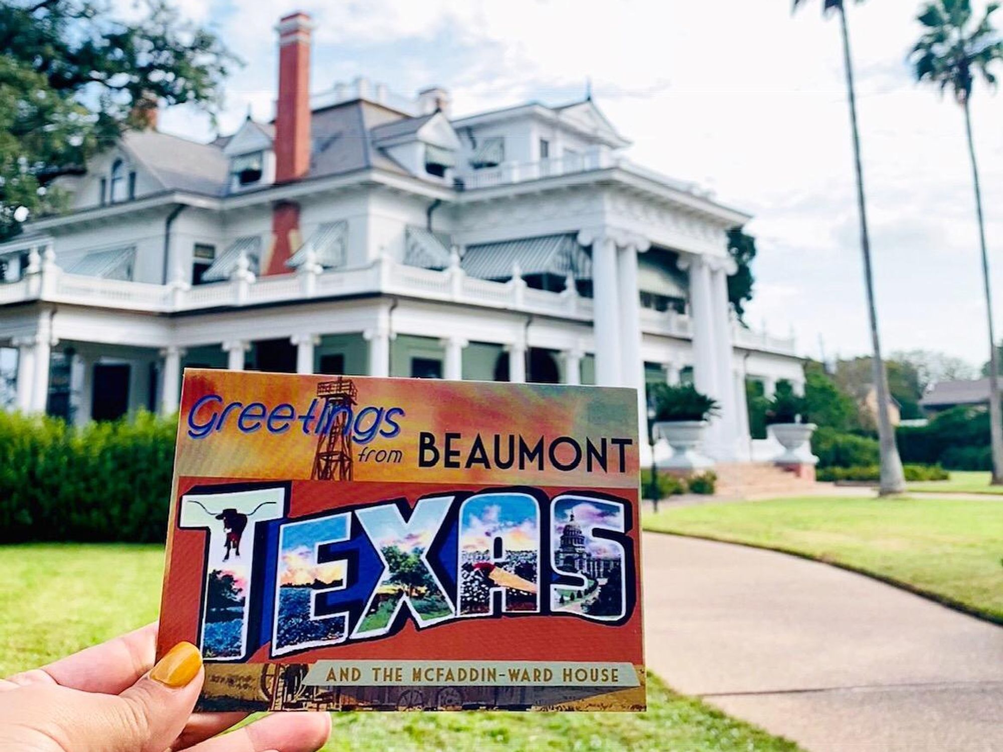 McFaddin-Ward House postcard in Beaumont