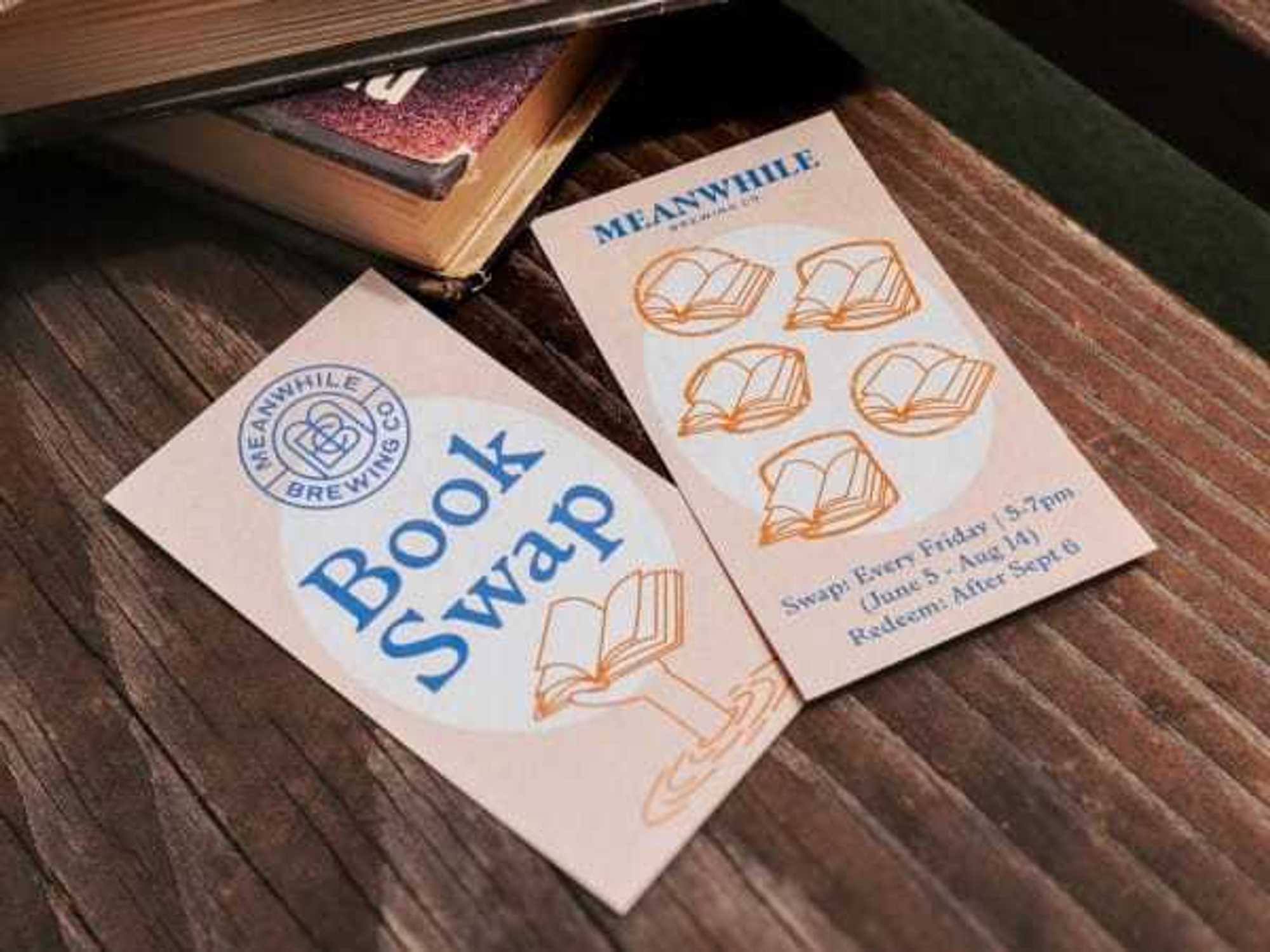 Meanwhile Brewing Co. weekly book swaps
