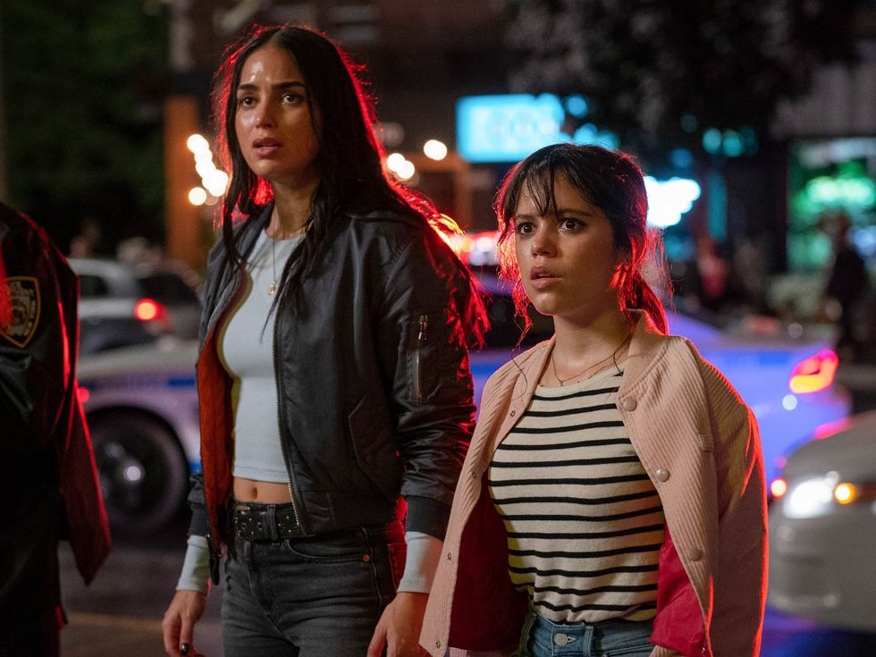 Melissa Barrera and Jenna Ortega in Scream VI