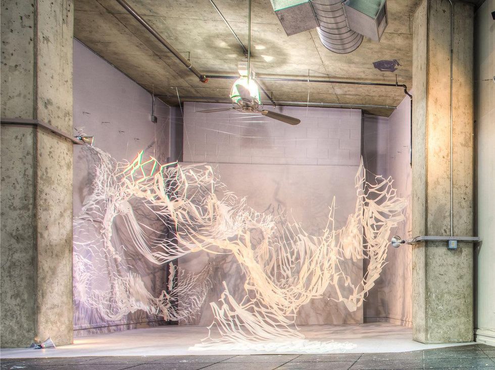 melissa borrell art night austin