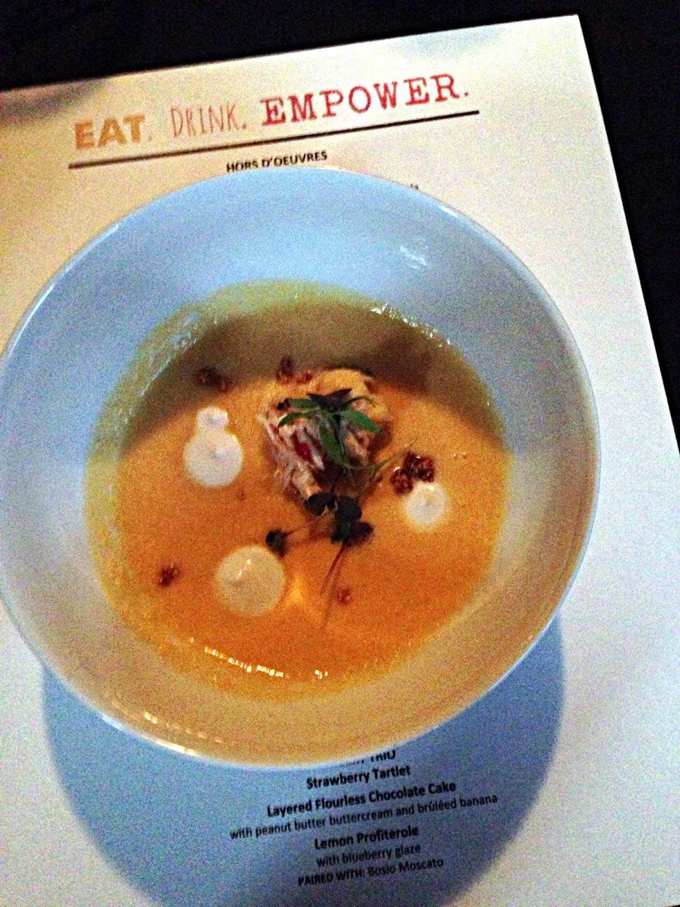 Melon soup by Austin chef Alexis Chong