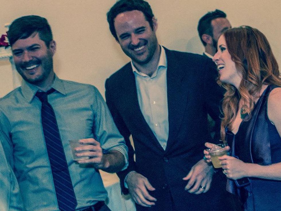 members laughing at Ronald McDonald House Charities' House Party 2013