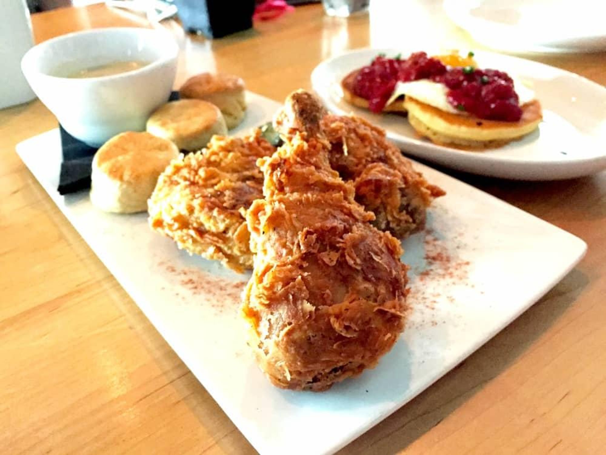 Mettle brunch fried chicken austin