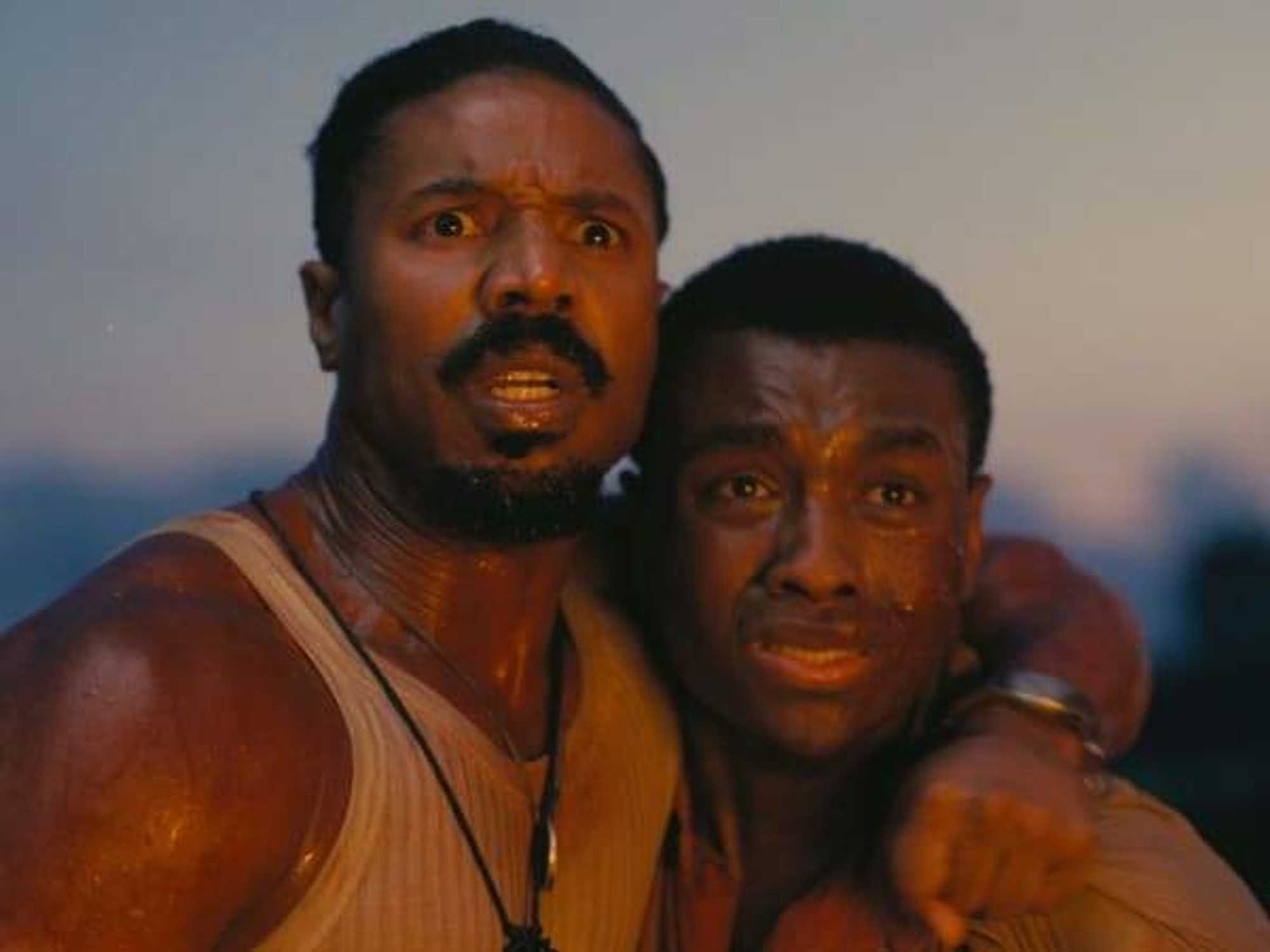 Michael B. Jordan and Miles Caton in Sinners