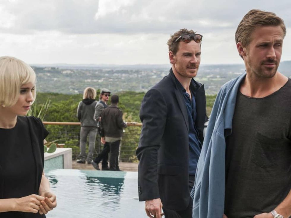 Michael Fassbender and Ryan Gosling in Song to Song