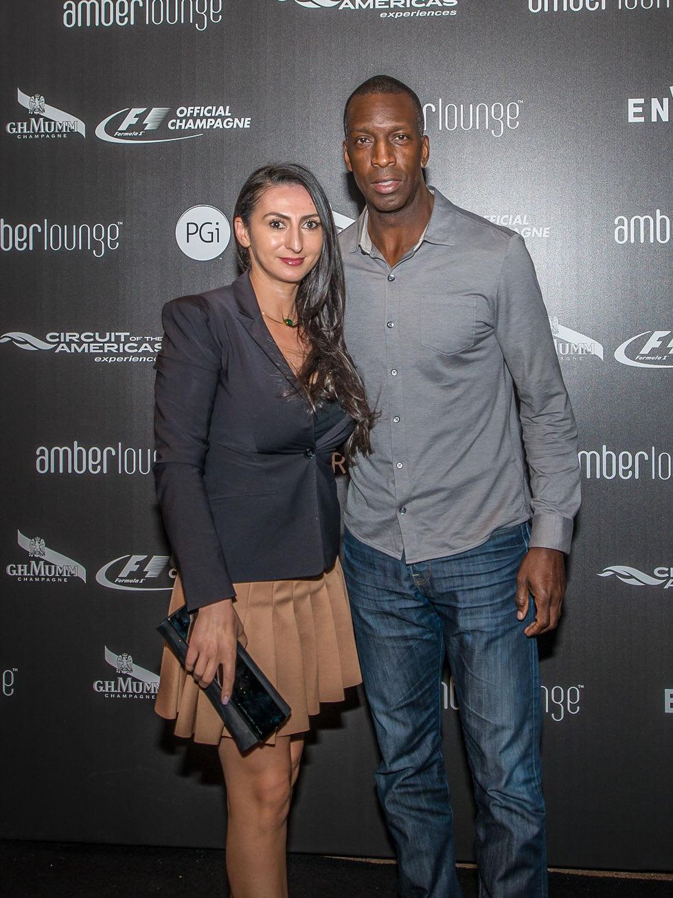 Michael Johnson Amber Lounge F1 Austin