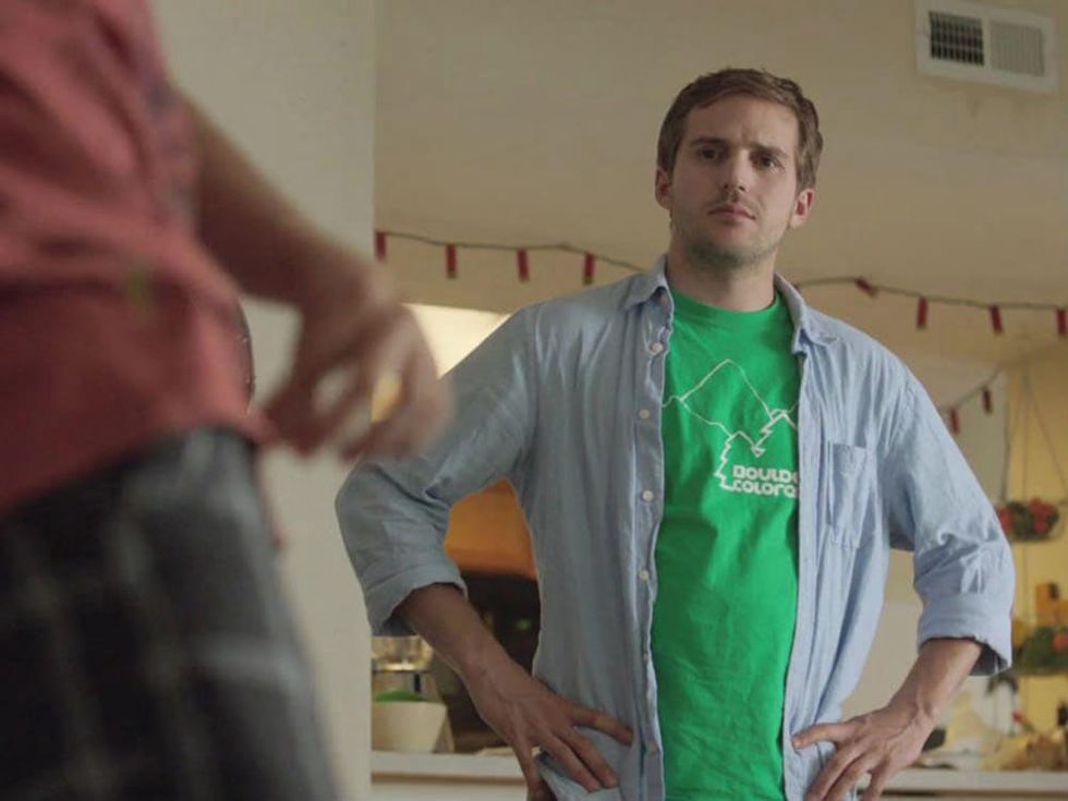 Michael Stahl-David in Brian Poyser's film Love and Air Sex