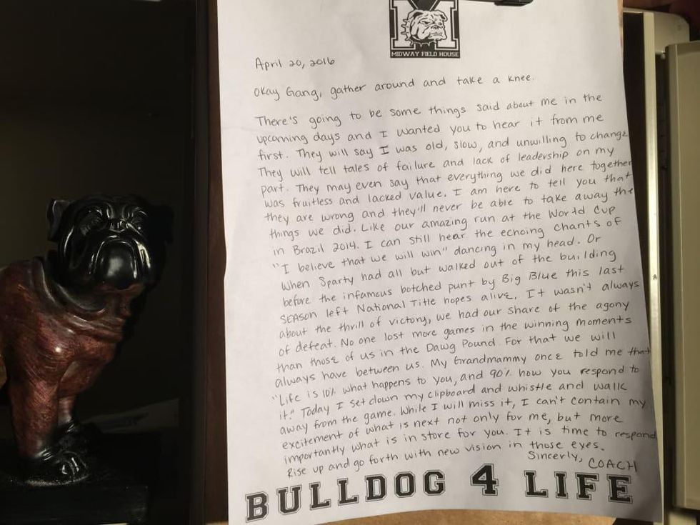 Midway Field House closing letter