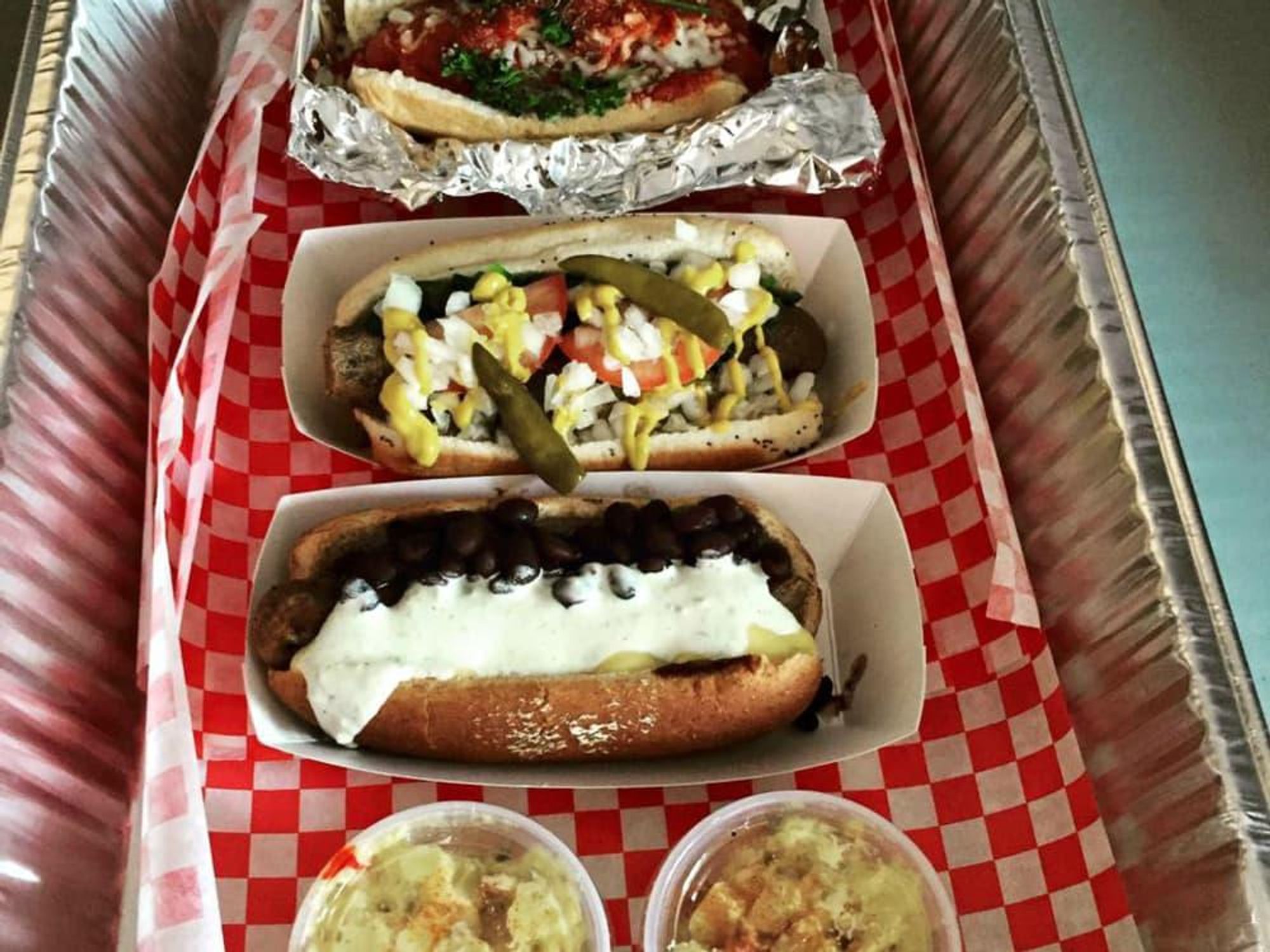 Mighty Dogs Cafe and Bistro Austin restaurant hot dogs 2015