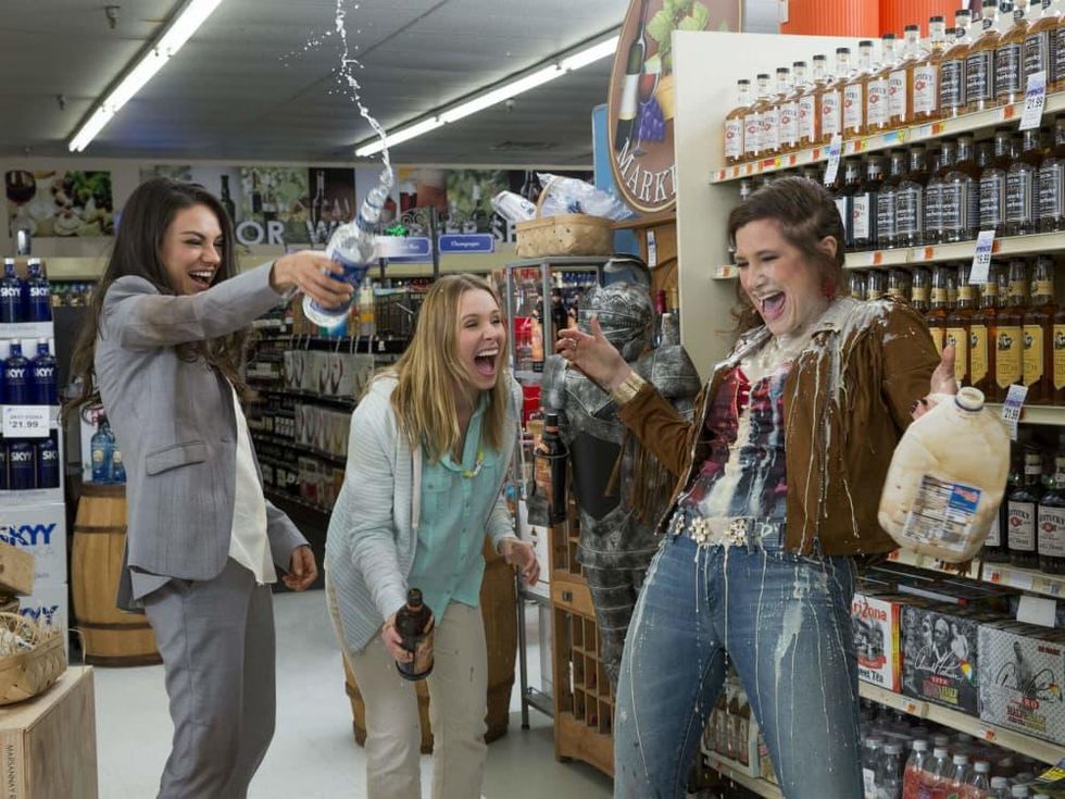 Mila Kunis, Kristen Bell, and Kathryn Hahn in Bad Moms