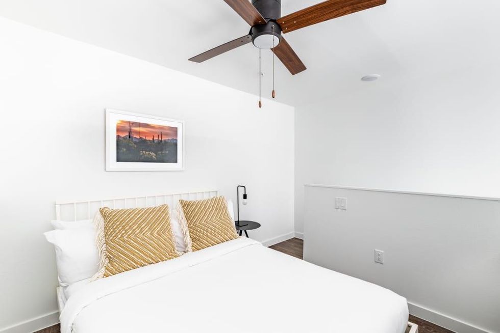 Mint House The Hatchery bedroom in Austin