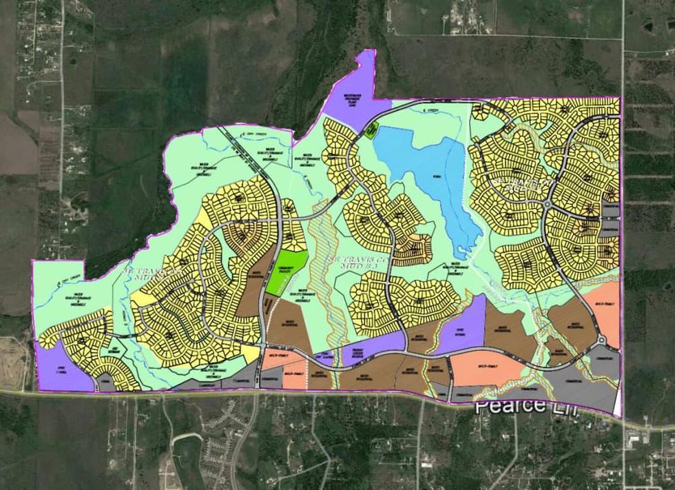 Mirador aerial plan East Austin