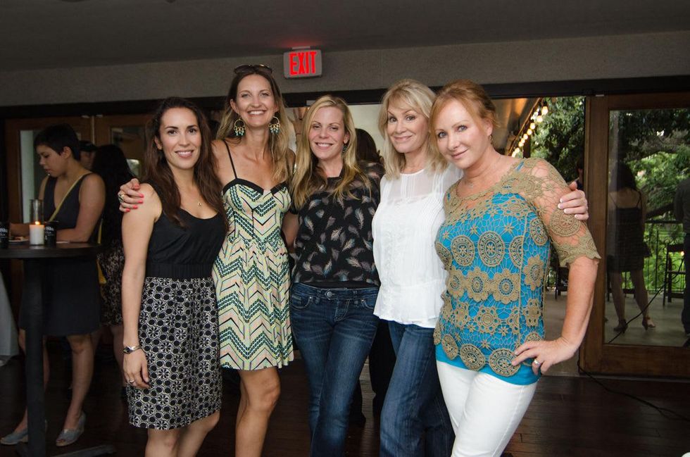 Mixers on the map olive and june Michelle Garza, Jennifer Collopy, Julia Laughlin, Patty Almos and Jodi Holtz